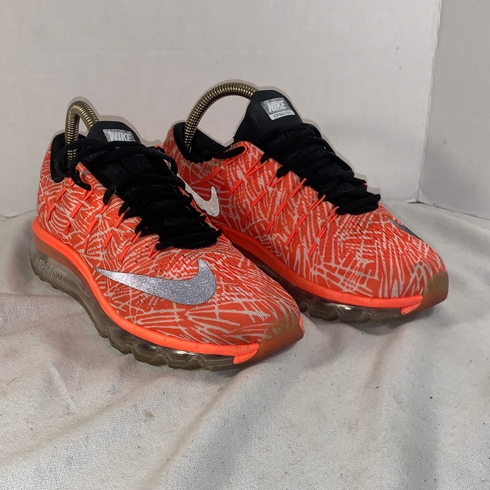 Nike Womens Air Max 2016 Print ‘Hyper Orange’ Sneakers